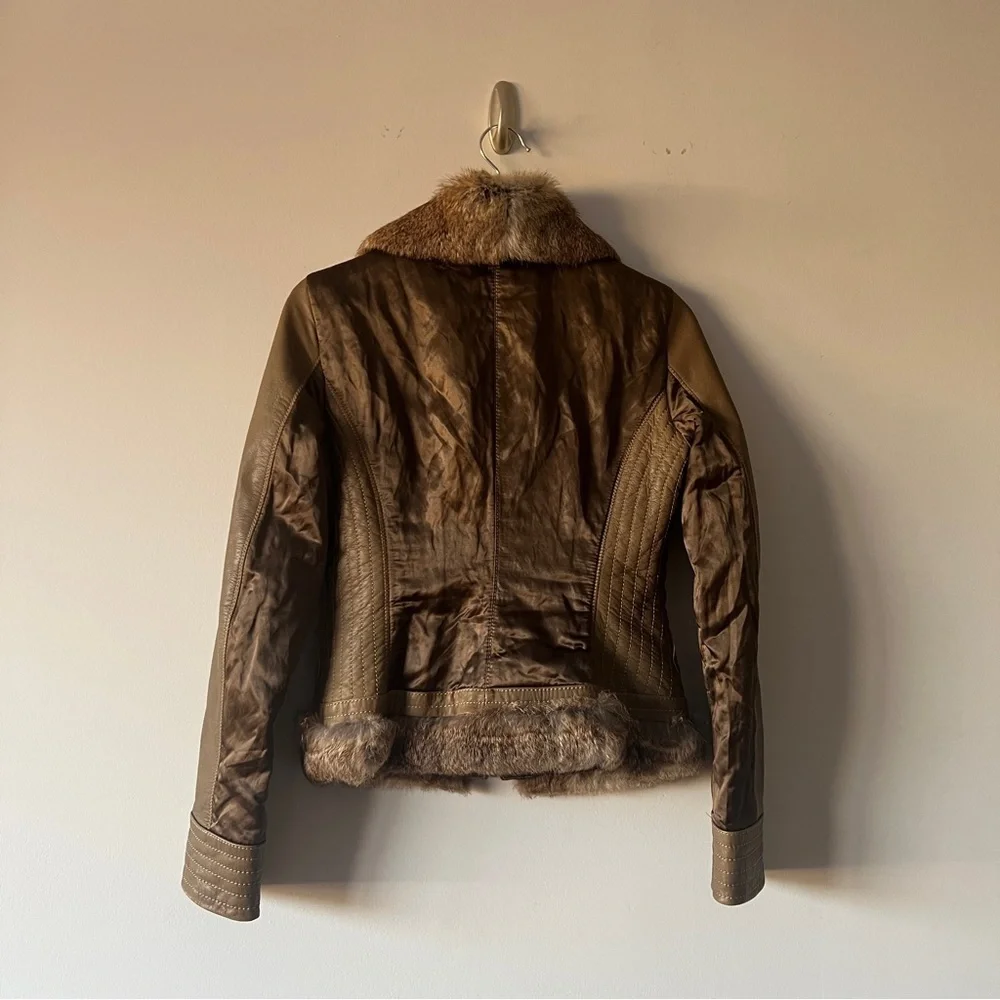 Cache olive Vintage Goat leather jacket size 2​​